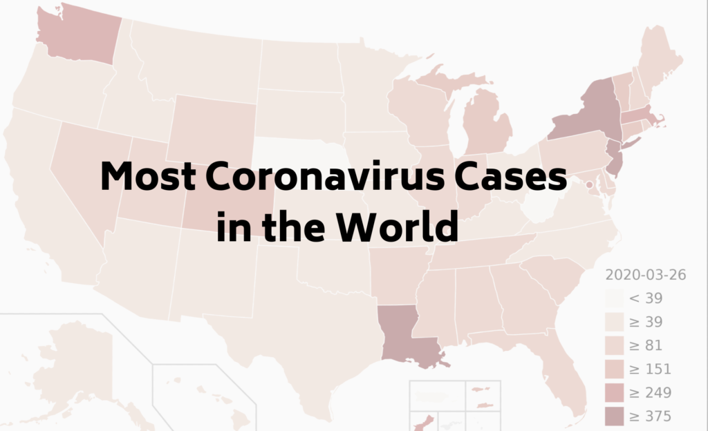 United States Most Coronavirus Cases