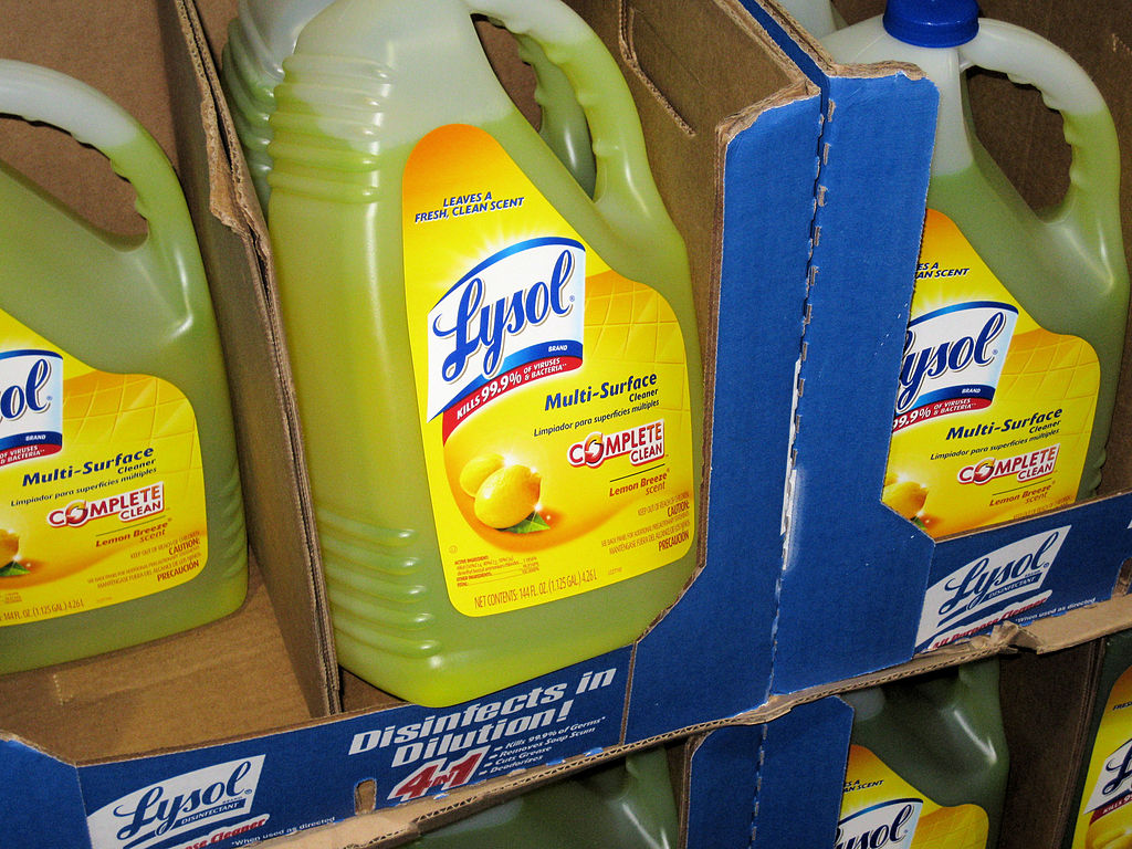 Lysol, Health Experts Warn Against Injecting Cleaning Products to Fight COVID-19 1
